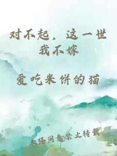對不起，這一世我不嫁