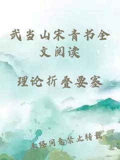 武當(dāng)山宋青書全文閱讀