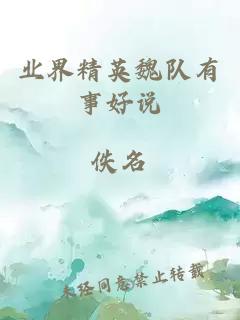 業(yè)界精英魏隊(duì)有事好說