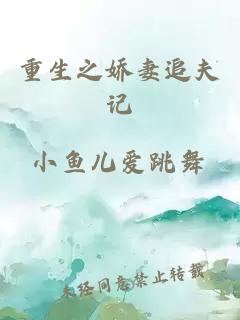 重生之嬌妻追夫記